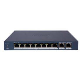 Hikvision DS-3E1310P-EI/M 8 Port 60W Full PoE 10/100 2xUplink Yönetilemez Metal Switch