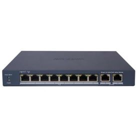Hikvision DS-3E1310P-EI/M 8 Port 60W Full PoE 10/100 2xUplink Yönetilemez Metal Switch