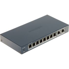 Hikvision DS-3E1510P-EI/M 8 Port 60W Full PoE Gigabit 2xUplink Yönetilemez Switch
