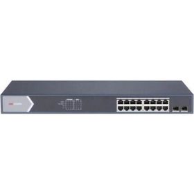 Hikvision DS-3E1518P-SI 16 Port 250W Full PoE Gigabit 2xSFP Akıllı Rack Mount Yönetilebilir Switch