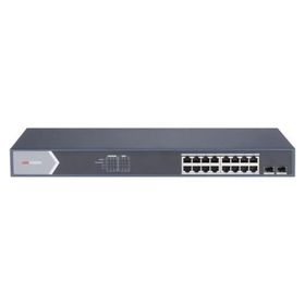 Hikvision DS-3E1518P-SI 16 Port 250W Full PoE Gigabit 2xSFP Akıllı Rack Mount Yönetilebilir Switch