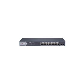 Hikvision DS-3E1526P-SI 24 Port 370W Full PoE Gigabit 2xSFP Akıllı Rack Mount Yönetilebilir Switch