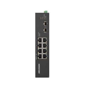 Hikvision DS-3T0510HP-E/HS 8 Port Gigabit 2X1GB SFP Uplink 110W 300 mt Poe Endüstriyel Switch