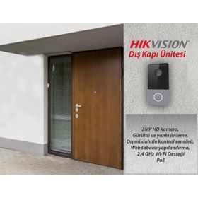 Hikvision DS-KV6113-WPE1 IP İnterkom Zil Paneli