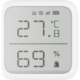 Hikvision DS-PDTPH-E-WE Kablosuz Alarm Sıcaklık Dedektörü Dedektörü