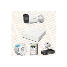 Hikvision Provzen 1 IP 4MP Colorvu Hibrit Güvenlik Kamerası