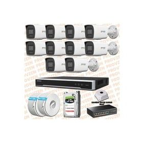 Hikvision Provzen 10 IP 4 MP Colorvu Hibrit Güvenlik Kamerası