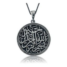 HİLALSHOP 925 Ayar Besmele-i Şerif Gümüş Kolye