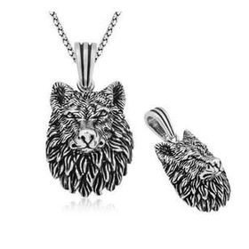 HİLALSHOP ​925 Ayar Gümüş Kurt Kafası Kolye