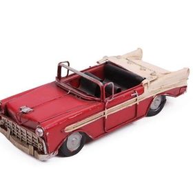 HİLALSHOP Dekoratif Metal Araba Üstü Açık Hediyelik Çok Renkli Biblo
