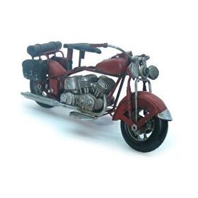 HİLALSHOP Dekoratif Metal Chopper Motosiklet Vintage Hediyelik Çok Renkli Biblo