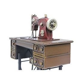 HİLALSHOP Dekoratif Metal Dikiş Makinesi Masaüstü Hediyelik Çok Renkli Biblo
