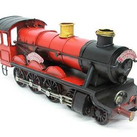 HİLALSHOP Dekoratif Metal Lokomotif Dekoratif Hediyelik Çok Renkli Biblo