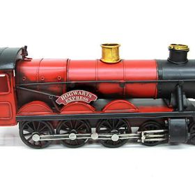 HİLALSHOP Dekoratif Metal Lokomotif Dekoratif Hediyelik Çok Renkli Biblo
