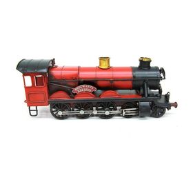 HİLALSHOP Dekoratif Metal Lokomotif Dekoratif Hediyelik Çok Renkli Biblo