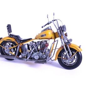 HİLALSHOP Dekoratif Metal Motosiklet Dekoratif Hediyelik Çok Renkli Biblo