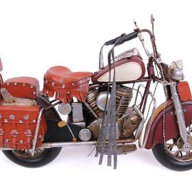 HİLALSHOP Dekoratif Metal Motosiklet Dekoratif Hediyelik Çok Renkli Biblo