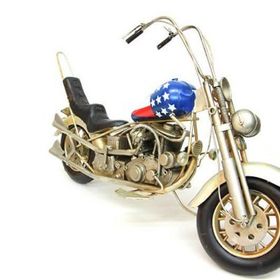 HİLALSHOP Dekoratif Metal Motosiklet Dekoratif Hediyelik Çok Renkli Biblo