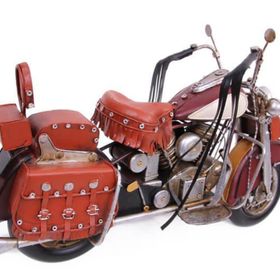 HİLALSHOP Dekoratif Metal Motosiklet Dekoratif Hediyelik Çok Renkli Biblo