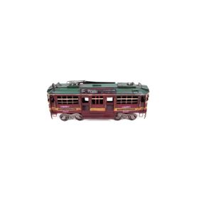 HİLALSHOP Dekoratif Metal Piccaso Treni Vintage Hediyelik Çok Renkli Biblo