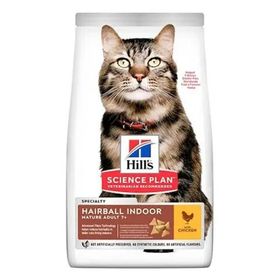 Hill's 1.5 kg Hairball Indoor Mature Adult 7+ Tavuklu Yaşlı Kedi Maması