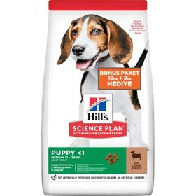 Hill's 12+2 kg Puppy Kuzulu Medium Yavru Kuru Köpek Maması