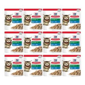 Hill's 12x85 gr Kitten Balıklı Konserve Yavru Kedi Yaş Maması