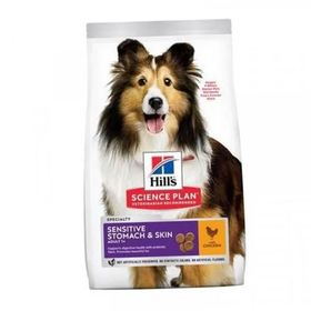 Hill's 14 kg Science Plan Adult Sensitive Stomach & Skin Medium Chicken Köpek Maması