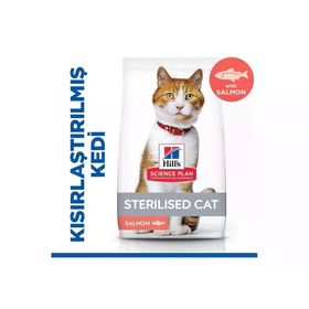 Hill's 3 kg Sterilised Kısırlaştırılmış Somonlu Yetişkin Kedi Maması