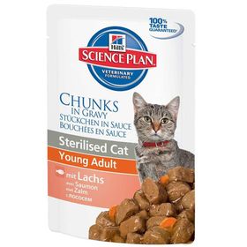 Hills Gravy Somonlu 85 gr Kısırlaştırılmış Kedi Konserve