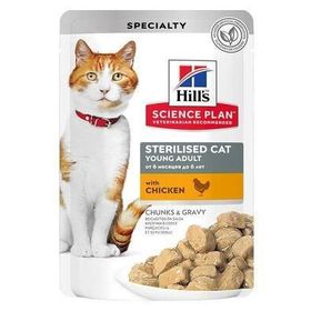 Hill's Gravy Tavuklu Kısırlaştırılmış Yaş Özel İçerik 12x85 gr Kedi Maması