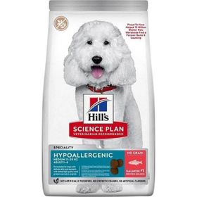 Hill's Hypoallergenic Medium Adult 12 kg Tahılsız Somonlu Orta Irk Yetişkin Köpek Maması