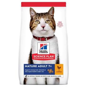 Hill's Mature +7 Tavuklu 3 kg Yaşlı Kedi Maması