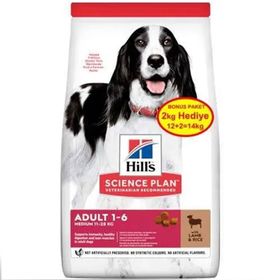 Hill's Medium Kuzulu 12+2 kg Yetişkin Köpek Maması