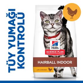 Hill's Science Plan 1.5 kg Tüy Yumağı Önleyici Tavuklu Yetişkin Kedi Maması