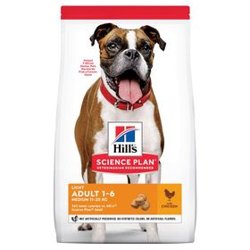 Hill's Science Plan 14 kg Light Orta Irk Tavuklu Diyet Köpek Maması