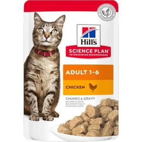 Hill's Science Plan 85 gr Adult Tavuklu Pouch Yetişkin Kedi Konservesi