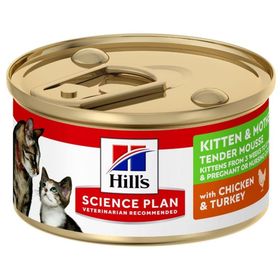 Hill's Science Plan 85 gr Tavuklu Hindili Anne ve Yavru Kedi Konservesi
