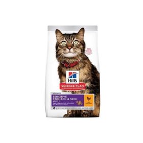 Hills Science Plan Adult Sensıtıve Stomach Skın Tavuklu 1.5 kg Kedi Maması