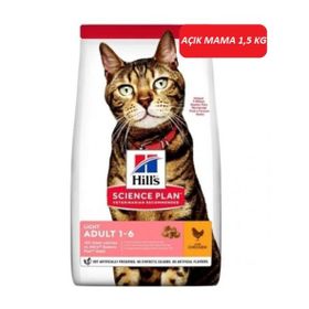 Hill's Science Plan Light Tavuklu 15 kg Yetişkin Kuru Kedi Maması