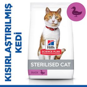 Hills Science Plan Sterilised 3 kg Kısırlaştırılmış Ördekli Yetişkin Kuru Kedi Maması