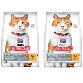 Hill's Science Plan Tavuklu 2x1.5 kg Kısırlaştırılmış Yetişkin Kuru Kedi Maması