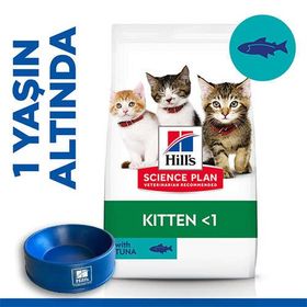 Hill's Science Plan Ton Balıklı 7 kg Yavru Kuru Kedi Maması + Mama Kabı