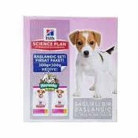 Hill's Small&Mini Irk 300 gr Yavru Köpek Başlangıç Seti + 300 gr Mama Ödül Oyuncak Ölçü Kabı