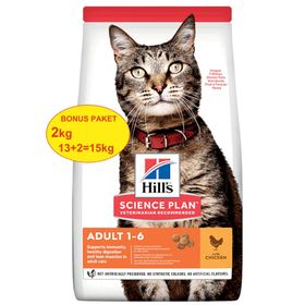 Hill's Tavuklu 13+2 kg Yetişkin Kedi Maması