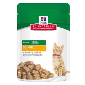 Hill's Tender Chunks Kitten Tavuklu 85 gr Yavru Kedi Yaş Maması