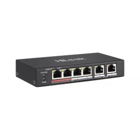 Hılook NS-0106P-35 4xFE + 2xGE Yönetilemez 35W PoE Switch