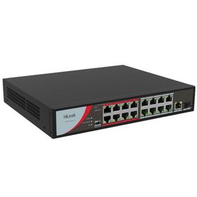 Hılook NS-0318P-130 (B) 16 Port Fast Ethernet Unmanaged POE Switch