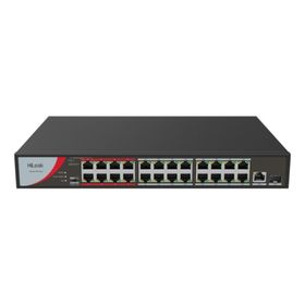 Hılook NS-0326P-230B 24 Port 10-100 Mbps 1 Port Uplink 1 Port SFP 230 W PoE Switch