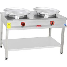 Himaksan Endüstriyel Doğalgazlı Çiftli Ayaklı Tantuni Ocağı